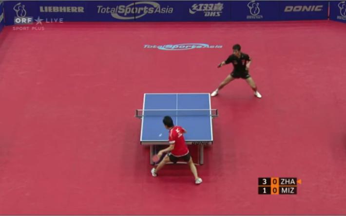 奥地利队逆转日本队，张继科带队取胜